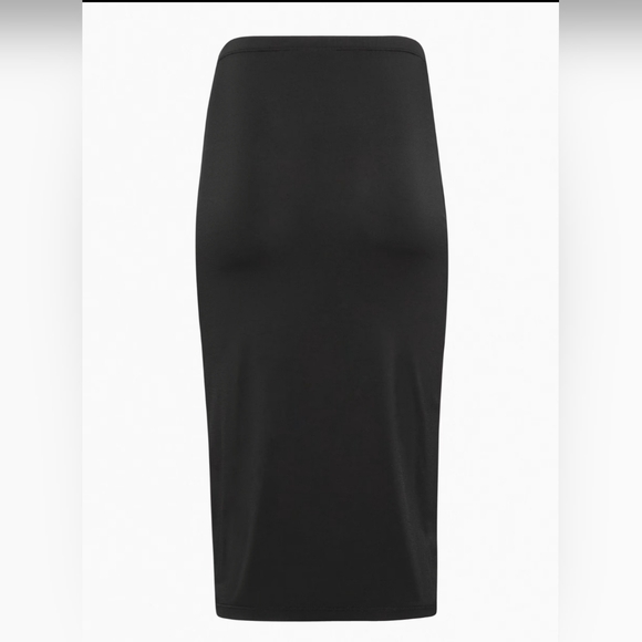 ARITZIA Wilfred fiction Tube Midi Skirt Stretch Black Size 2XS - Picture 3 of 11